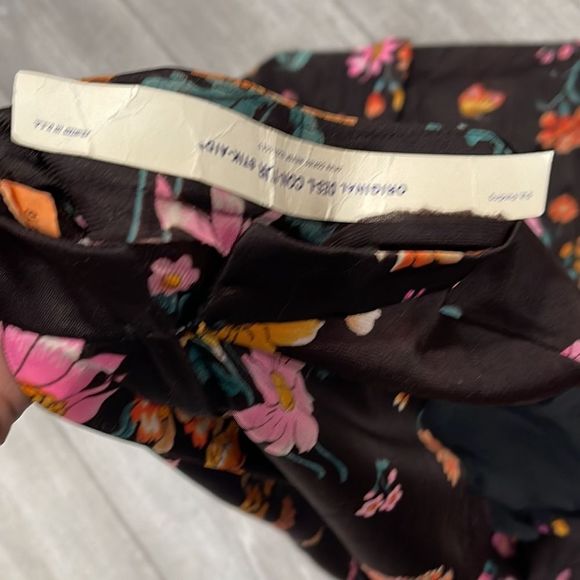 Vintage 70s Floral and Black Long Sleeve Sheer Maxi Dress - Picture 12 of 16